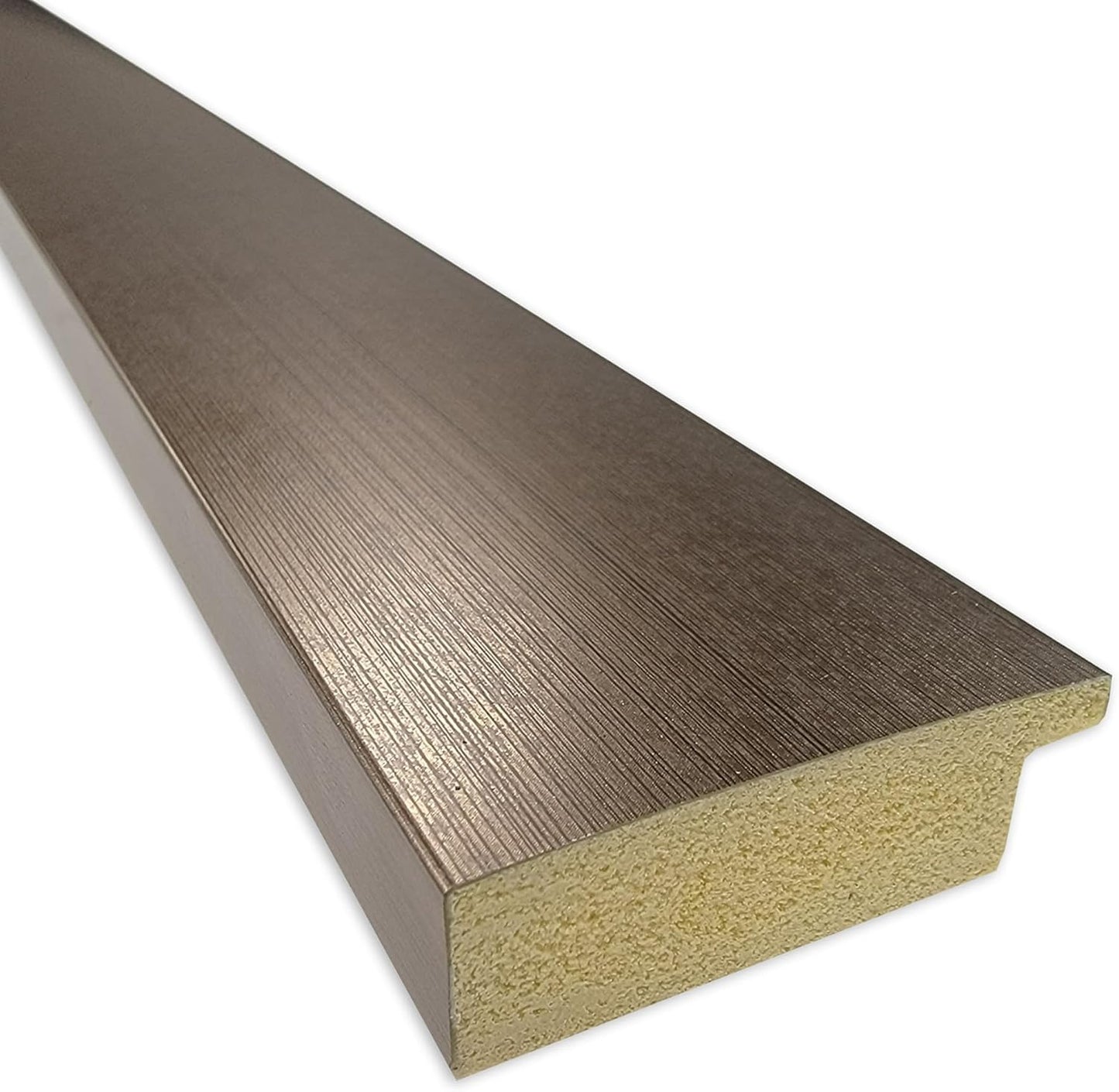 Amanti Art Bronze Bathroom Mirror for Over Sink, 24x20 Blaine Light Bronze Narrow Rectangle Vanity Mirror, Small Modern Contemporary Frame, Hangs Horizonally and Vertically, Bathroom Wall Decor