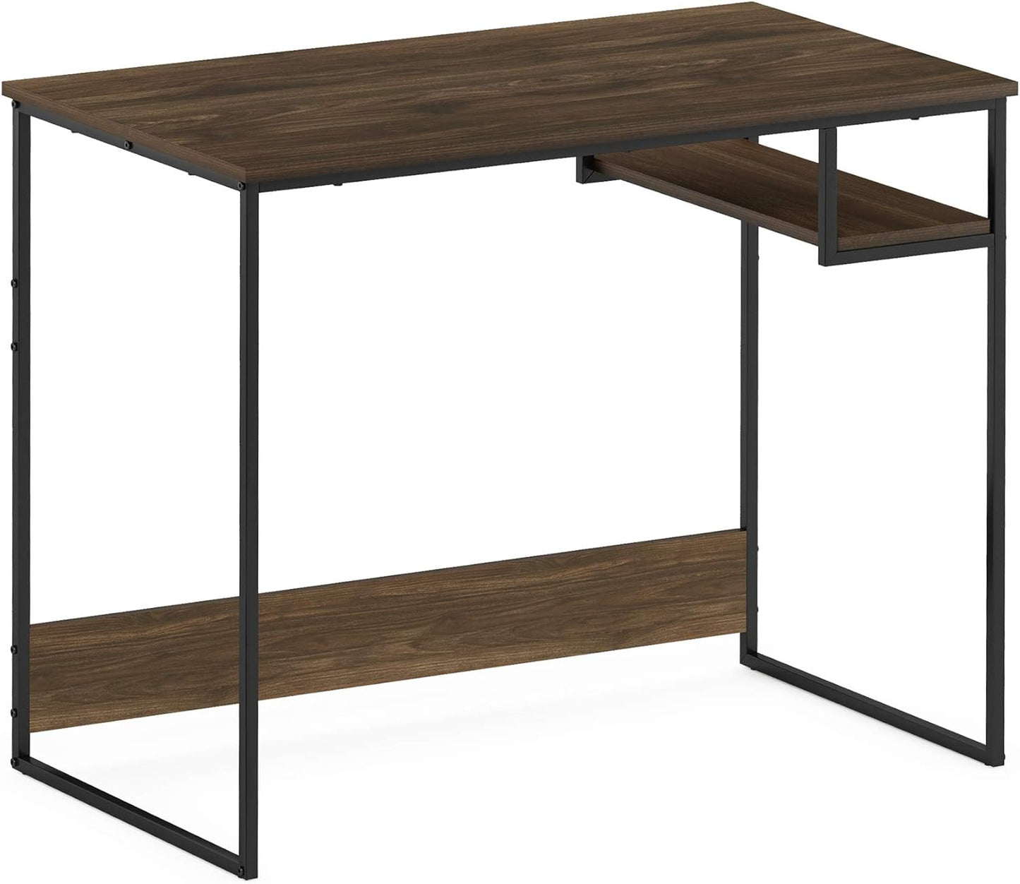 FURINNO Moretti Lifestyle Study Desk, 35 Inches, Columbia Walnut