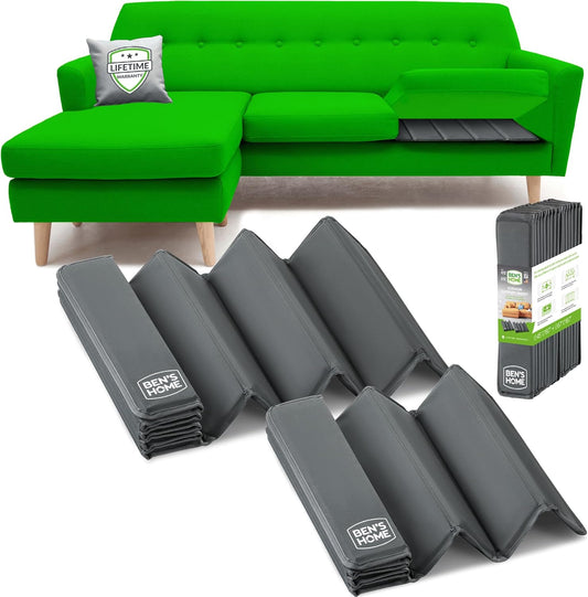 BEN'SHOME® Deep Sectional Couch Cushion Support for fix Sagging Seats - Heavy Duty Solid .5" Wood Sofa Support Board | 67" x 25" + 45" x 25" Under Cushion Insert Set | Non-Slip | 400 LB Capacity Each