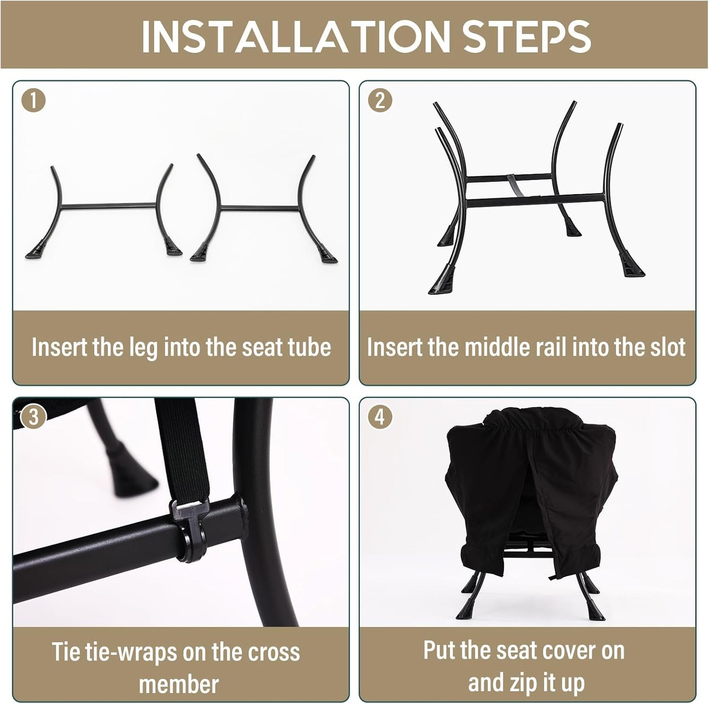 Lazy Chair with Folding Ottoman, Modern Accent Lounge Armchair with Armrests and a Side Pocket & Foldable Footstool, Leisure Reading Chair for Living Room, Bedroom, Dorm & Office, Black