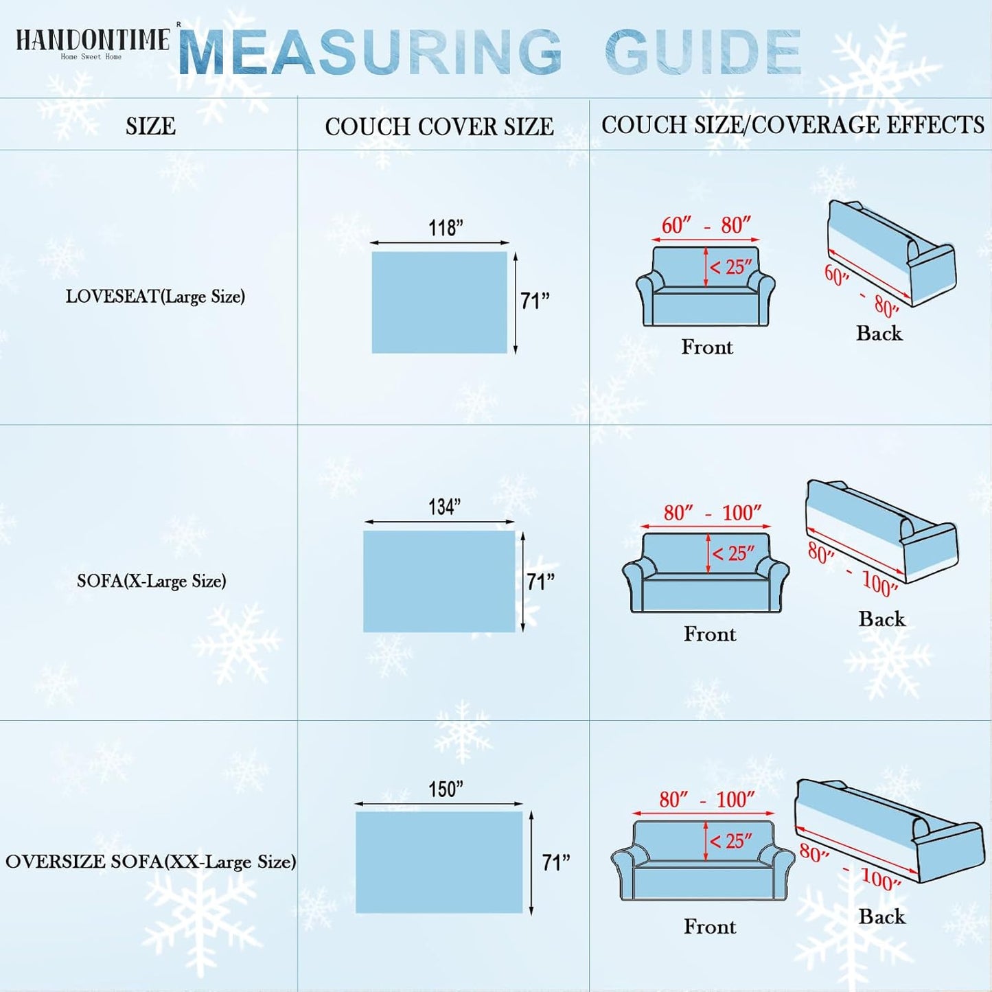 HANDONTIME Cooling Dog Couch Cover Ice Silk Washable & Breathable Pet Sofa Protector Durable Couch Covers for Sofa Pet Friendly Soft Dog Cooling Bed Cover Sofa Protector Covers (Baby Blue, 71"x118")