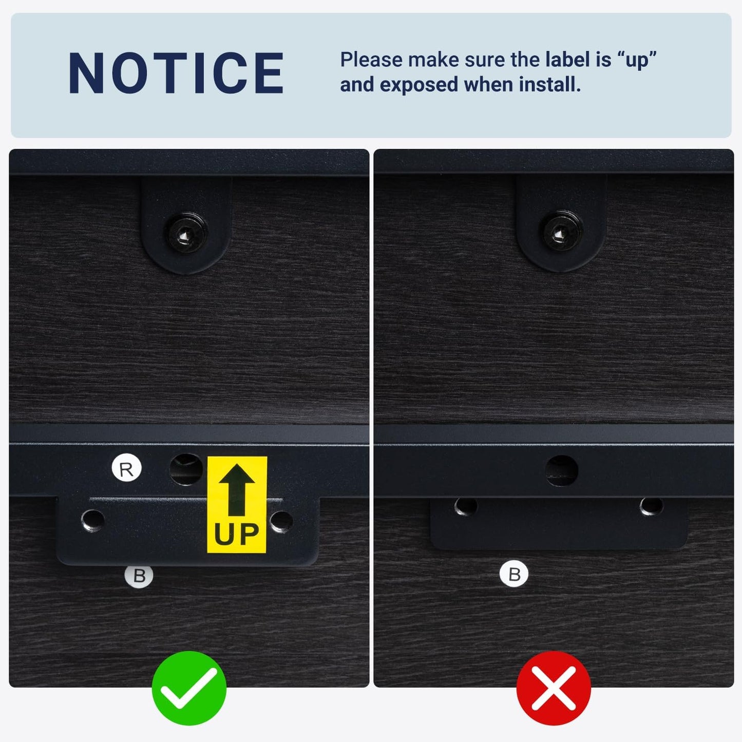 Allewie King Size Platform Bed Frame with Wooden Headboard and Footboard, Heavy Duty 12 Metal Slats Support, No Box Spring Needed, Under-Bed Storage, Noise Free, Easy Assembly, Black Oak