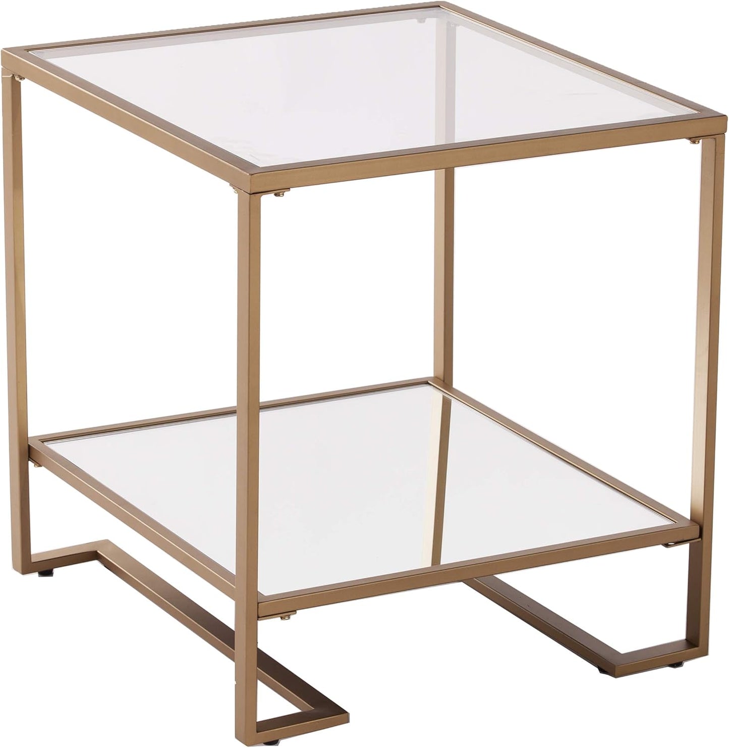 Southern Enterprises Horten End Table, Gold