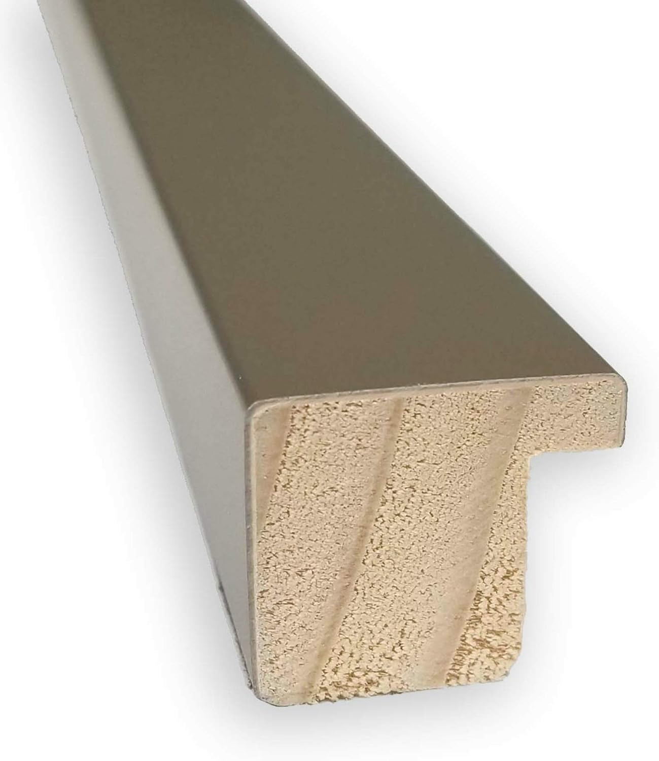 Amanti Art Grey Wall Mirror 21x17 Svelte Clay Grey Rectangle Bathroom Mirror for Wall Decor Living Room, Small Modern Wood Frame, Hangs Horizonally and Vertically, Bathroom Decor, Beveled Edge