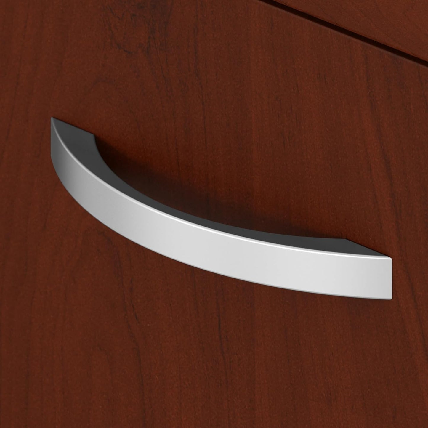 Bush Business Furniture Series C 2 Drawer Rolling File Cabinet in Hansen Cherry - Assembled, Mobile Document Storage for Home or Professional Office