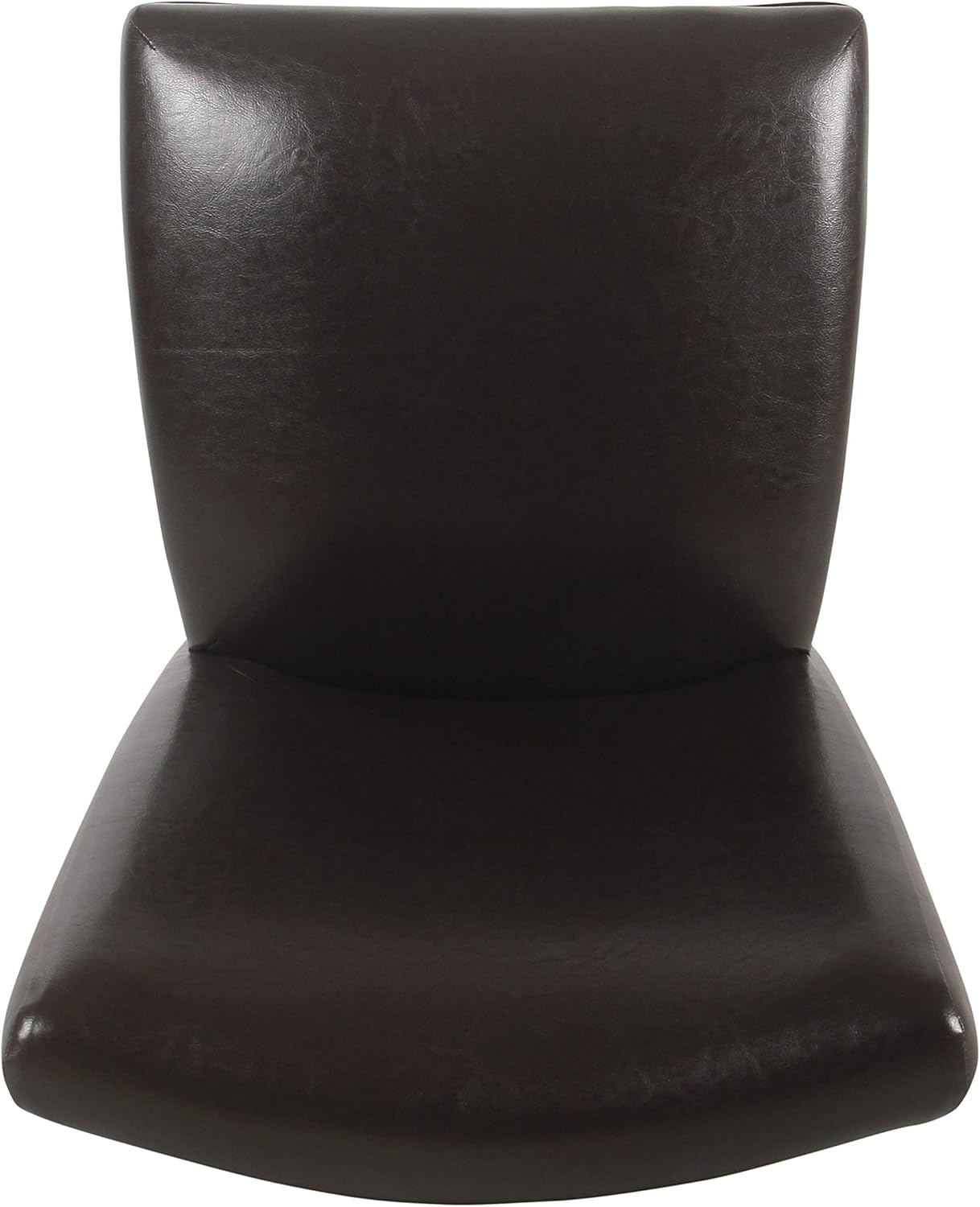 HomePop Parsons Dining Chair - Brown Faux Leather (Set of 2)