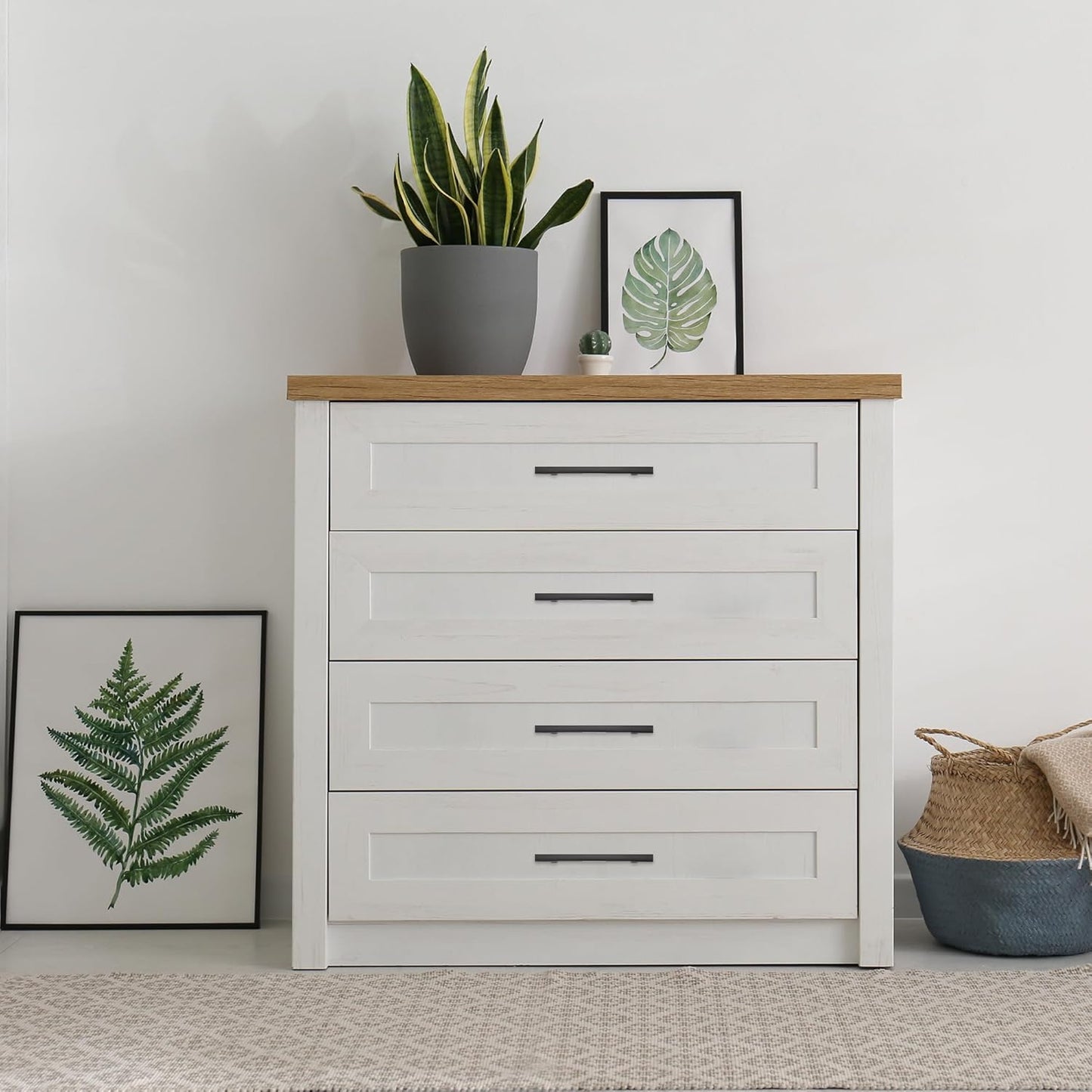 25 Pack Cabinet Handles 4" Hole Center - Curved Cabinet Pulls Black Drawer Pulls for Kitchen Cupboard Solid Hardware for Dresser Drawer Arch Hardware