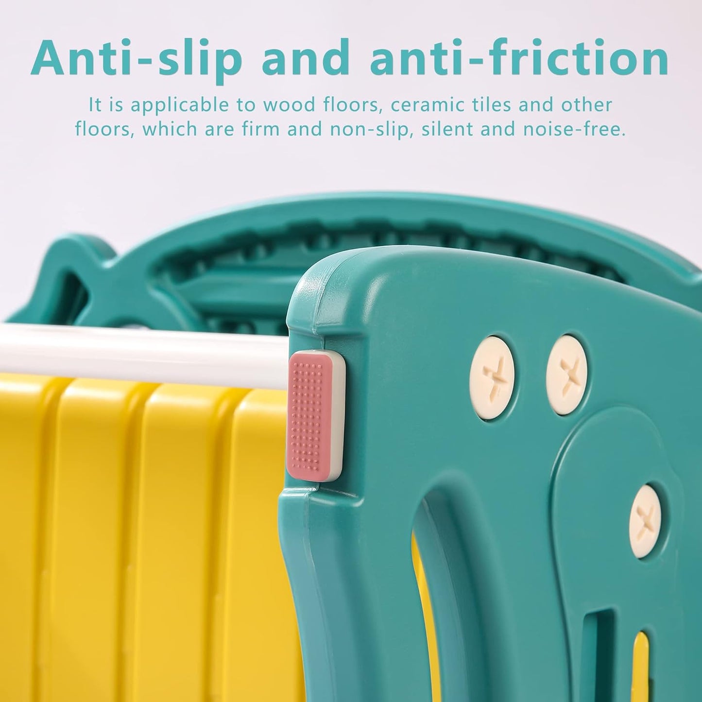 Kids Table and Chair Set The Table Can Be Graffiti and The Height Can Be Raised and Lowered for Children Age 2-10 The Order Includes Watercolor Pen and Blackboard Eraser