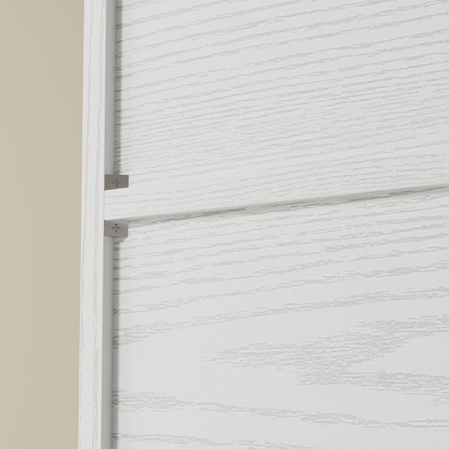 IRONCK Corner Bookshelf with Doors, 6 Tier Bookcase with Storage, Corner Shelf with Cabinet, Large Tall Bookshelf for Living Room, Home Office, Bedroom,White