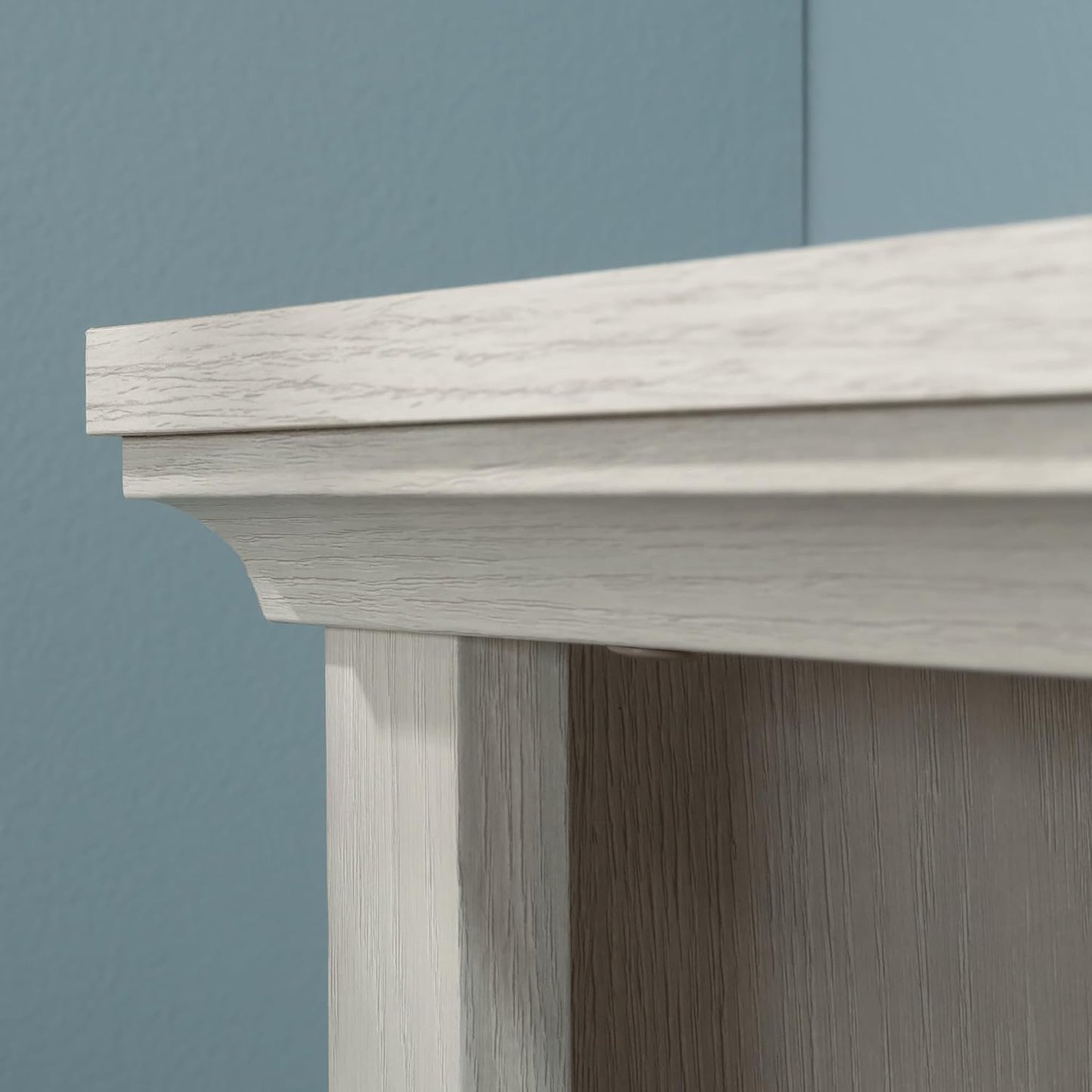 Sauder 3 Tier Book Shelf Wooden Bookcase Multipurpose Bookshelf for Home Office, Living Room, in Glacier Oak