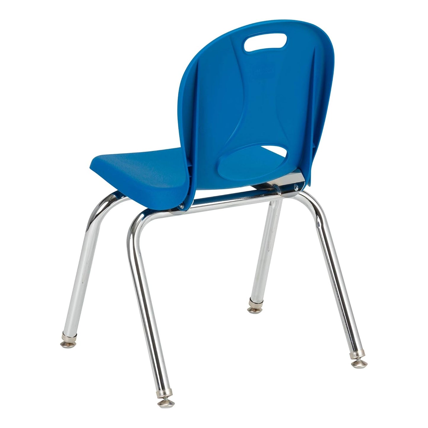 Learniture LNT-114-CSW-BB Learniture Structure Series School Chairs for Classroom, 14" Seat Height, Brilliant Blue, Pack of 4