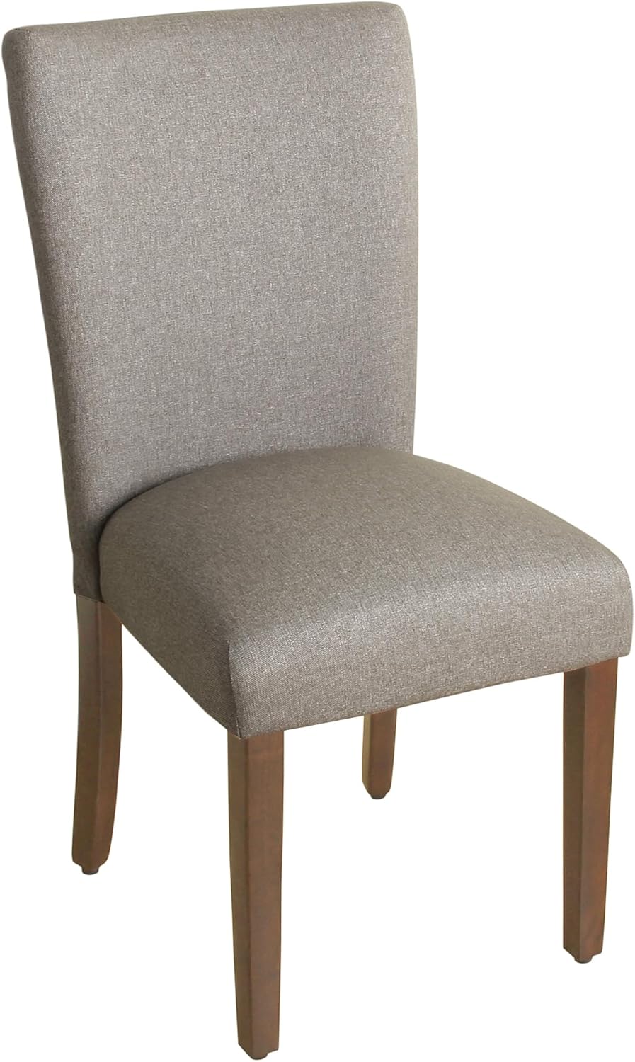 HomePop Parsons Classic Upholstered Accent Dining Chair, Single Pack, Gray