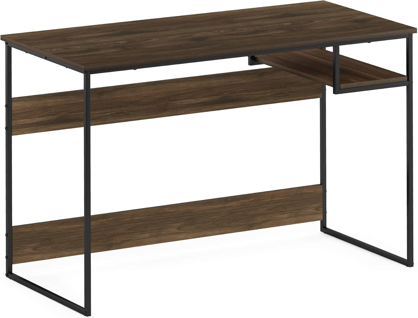 FURINNO Moretti Lifestyle Study Desk, 45 Inches, Columbia Walnut