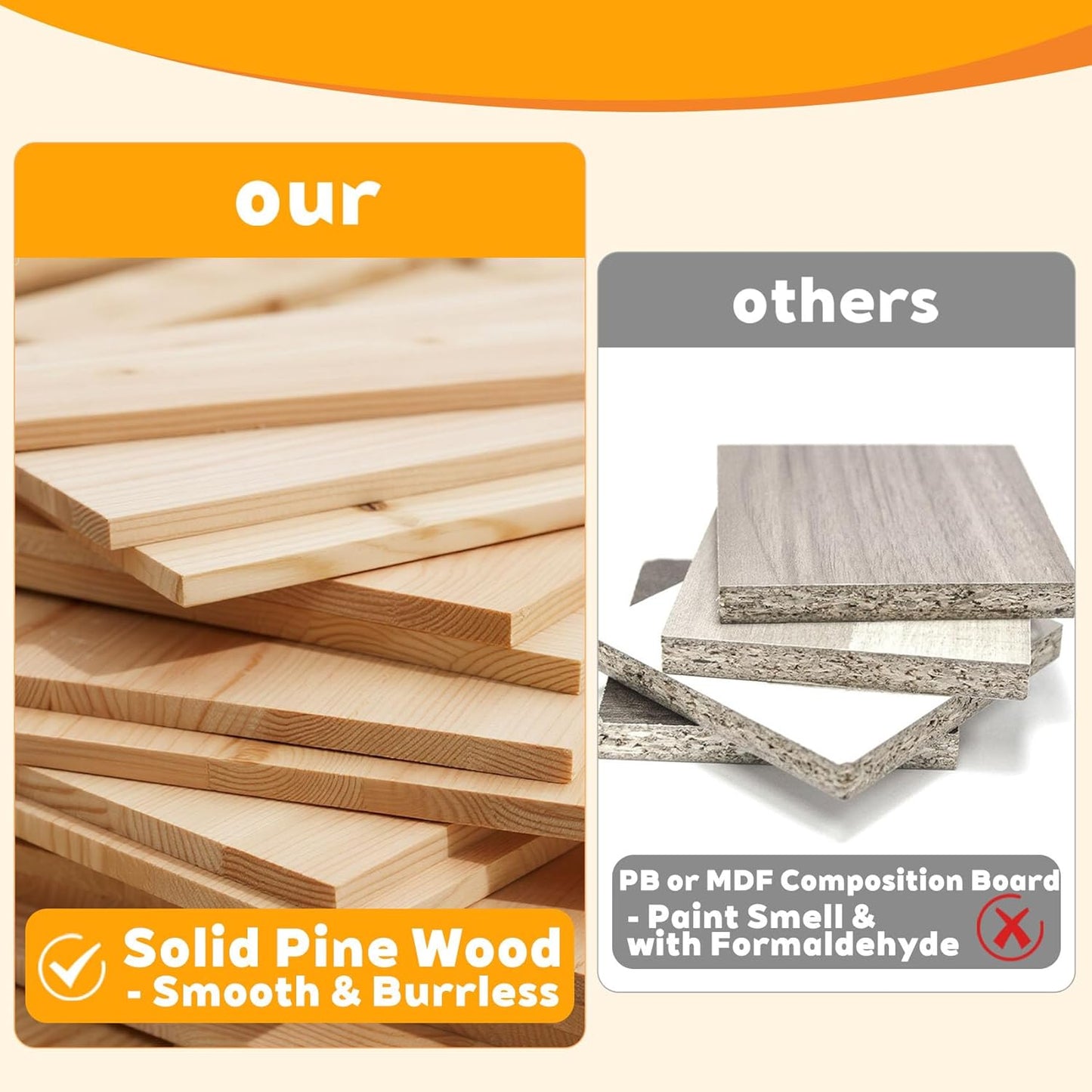 Pine Wood Kids Table and Chair Set 3 in 1 Wooden Toddler Table with Storage, Children's Drawing Reading Desk, with Drawers & Storage Baskets, Natural