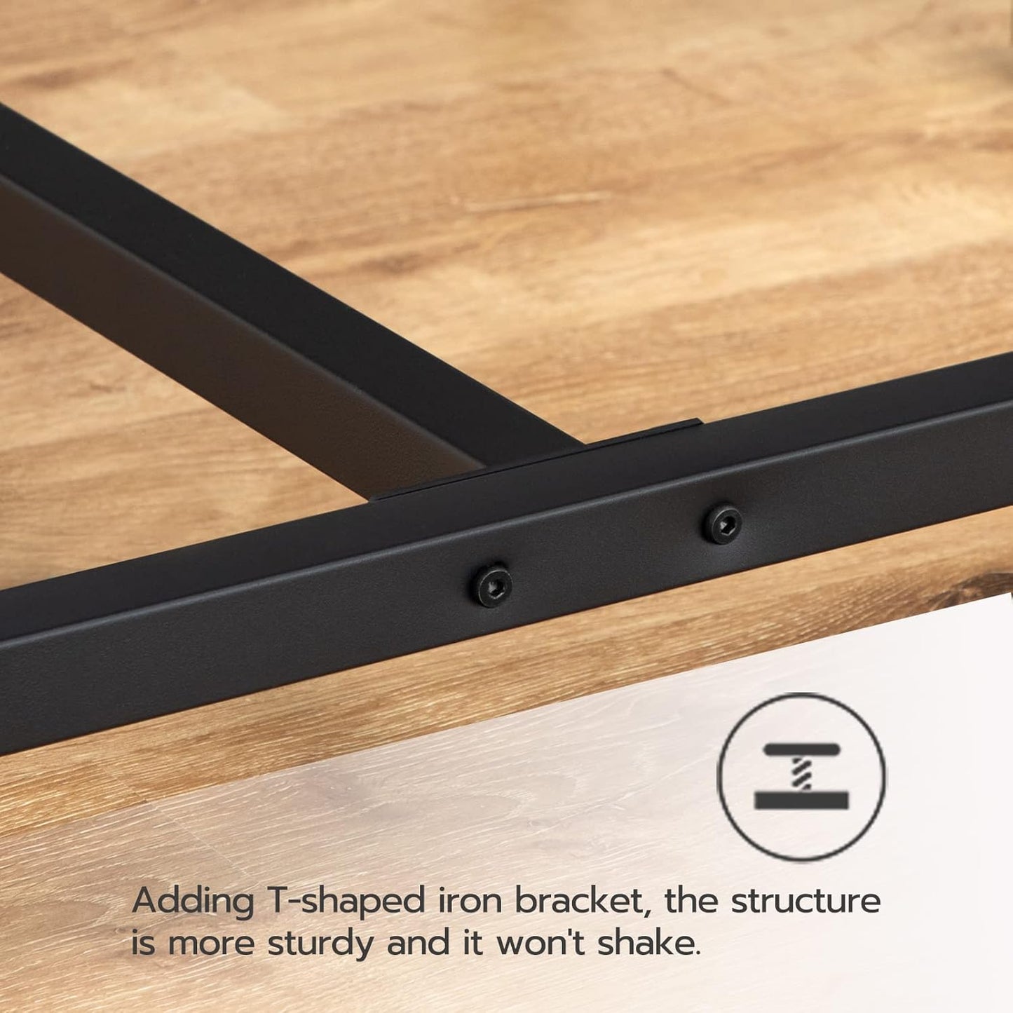 HOOBRO Bar Table and Chairs Set, 47.2” Rectangular Pub Table with 2 Stools for Small Space, High Top Table, 3-Piece Breakfast Table Set, Sturdy Metal Frame, Easy to Assemble, Greige BG52BT01