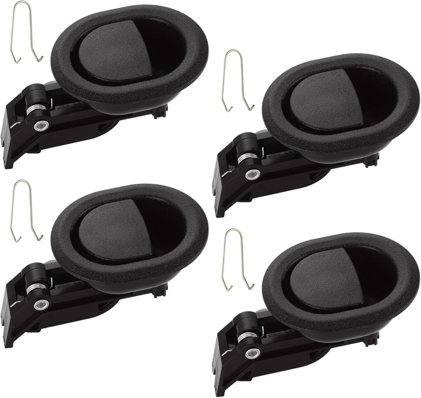 4 Pack Recliner Pull Handle Replacement, 3.5x3 Inch Recliner Replacement Parts with Cable, Fits Ashley Lazy Boy and Most Recliner Brands Couch Sofa Chair Furniture