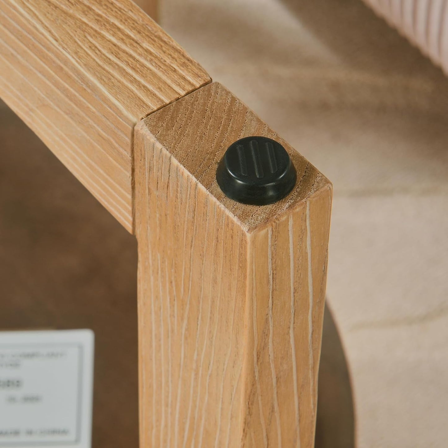 MODERION Round End Table, Rustic Side Tables with Storage Shelf, Classic Circular Solid Wood Beside Table-, 2-Tier Telephone Tables-, Nightstand, 24”H x 19.3”D for Living Room Wood Natural BZ3338OA