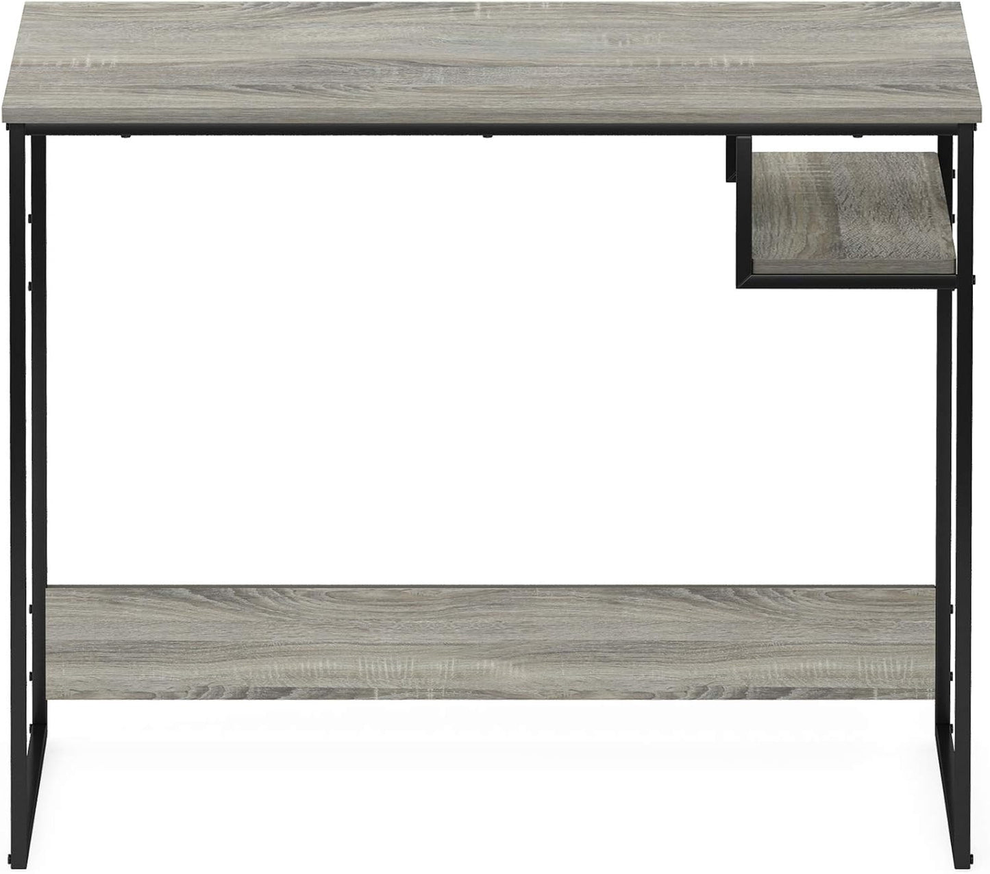 Furinno Moretti Lifestyle Study Desk, 35 Inches, French Oak Grey