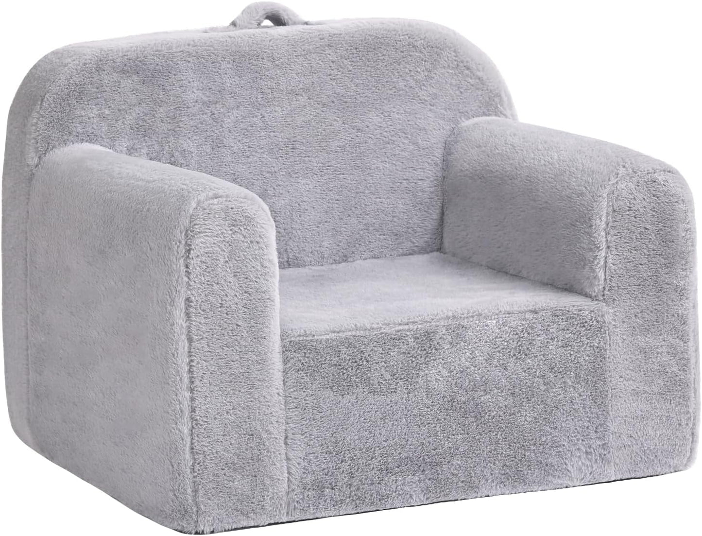 Toddler Chair Plush Kids Couch, Comfy Kids Sofa Toddler Lounger Chair for Bedroom, Convertible Toddler Couch for Girls and Boys, Reading Chair for Kids