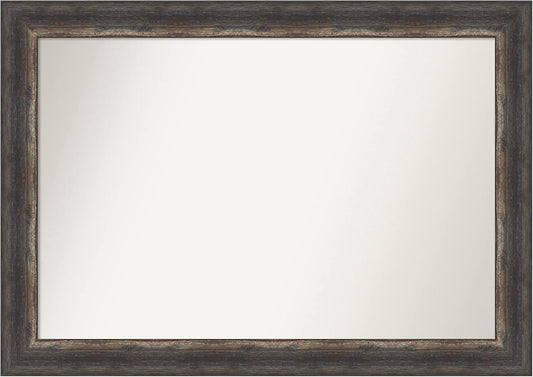 Amanti Art Bronze Bathroom Mirror for Over Sink, 32x44 Ballroom Bronze Rectangle Vanity Mirror, Large Traditional Frame, Hangs Horizonally and Vertically, Bathroom Wall Decor, Non-Beveled Edge