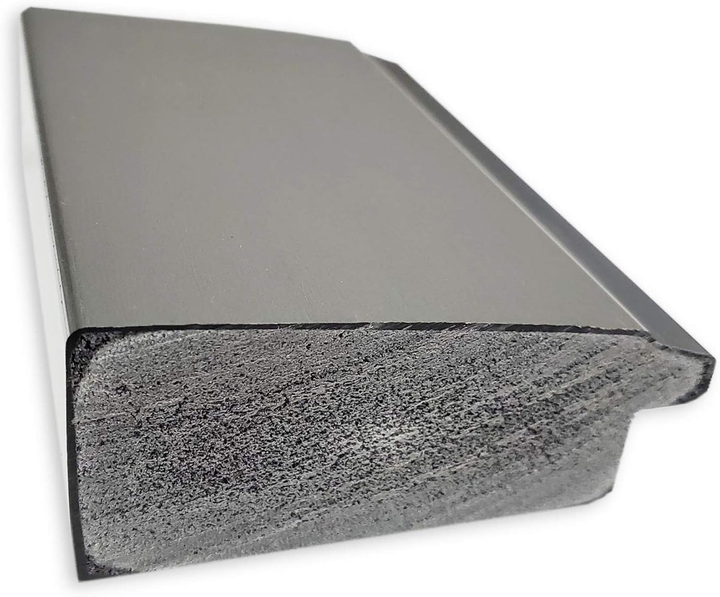 Amanti Art Silver Bathroom Mirror for Over Sink, 28x40 Vista Brushed Nickel Rectangle Vanity Mirror, Large Casual Frame, Hangs Horizonally and Vertically, Bathroom Wall Decor, Beveled Edge