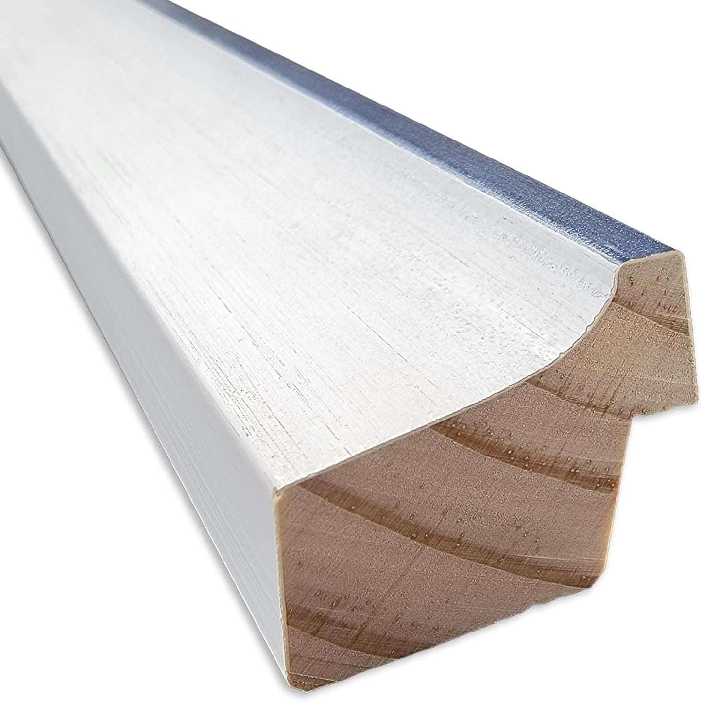 Amanti Art White Bathroom Mirror for Over Sink, 26x20 Morgan White Blue Rectangle Vanity Mirror, Medium Modern Contemporary Wood Frame, Hangs Horizonally and Vertically, Bathroom Wall Decor, Beveled