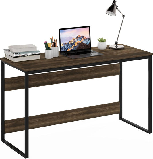 Furinno Moretti Modern Lifestyle Enhanced Study Desk 52 Inch, 52-Inch, Columbia Walnut