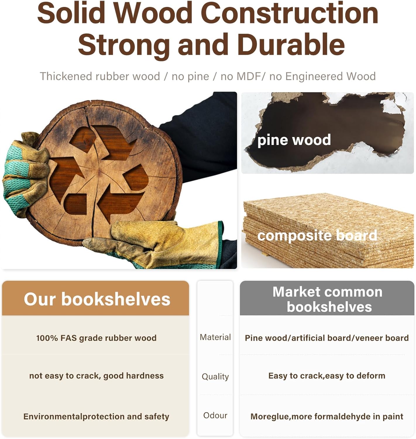 Solid Wood Bookcase 4-tire with Tempered Glass Flip-Up Doors,60Hx32Dx13.7W Bookshelves Finish Cube Storage Organizer,Bookshelf Versatile Pantry Cabinet for Living Room Home Office