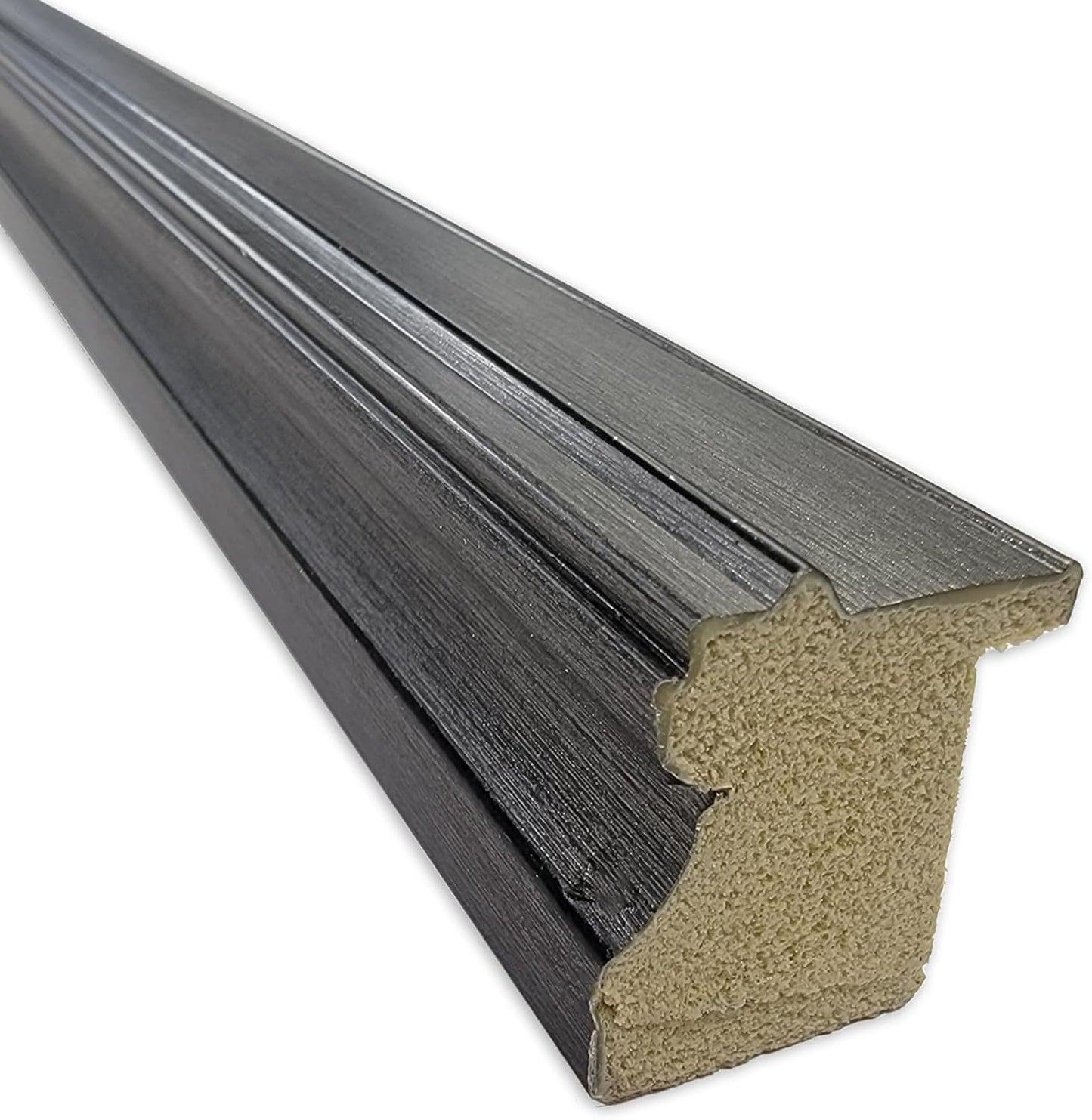 Amanti Art Silver Bathroom Mirror for Over Sink, 32x42 Florence Pewter Rectangle Vanity Mirror, X-Large Casual Frame, Hangs Horizonally and Vertically, Bathroom Wall Decor, Beveled Edge from WI, USA