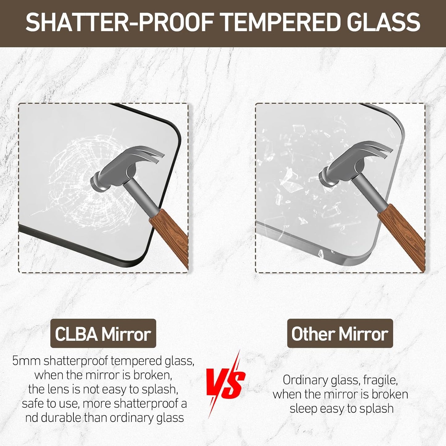 Black Bathroom Mirror, 26x38 Inch Matte Black Mirror, Aluminum Alloy Framed Vanity Mirror, Rounded Rectangle Mirror for Over Sink, Anti-Rust Wall Mirror (Horizontally or Vertically)