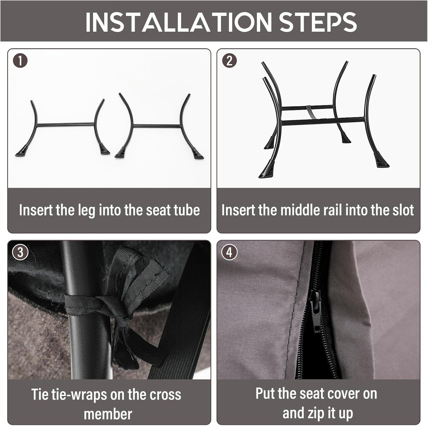 Lazy Chair with Ottoman, Modern Accent Chair Contemporary Lounge Leisure Sofa Chair with Armrests, Reading Chair and Folding Footstool Set for Living Room, Bedroom, Office, Dark Grey