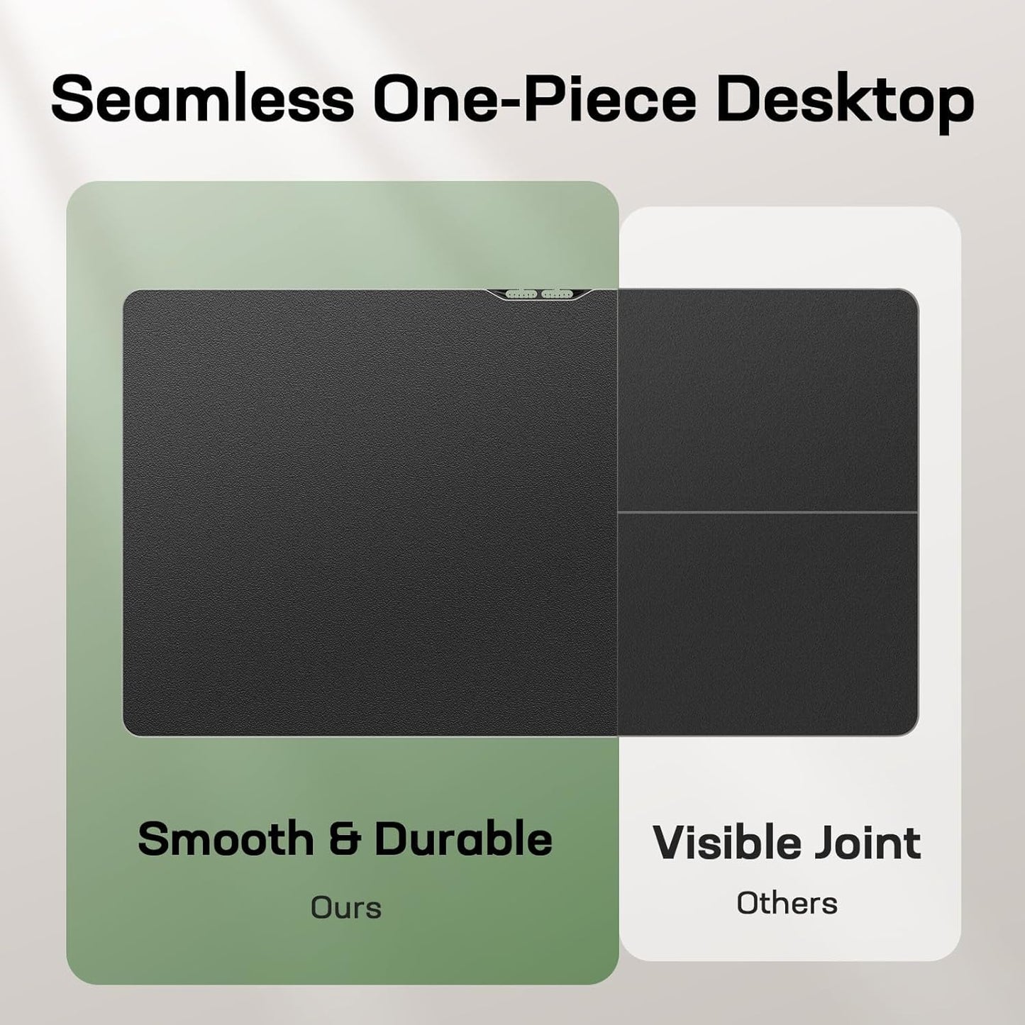 Marsail Electric Standing Desk with One-Piece Desktop,55 x 30 inch Height Adjustable Office Gaming Computer Desk with Deeper Tabletop,Home Office Stand up Desk with 4 Memory Presets, Desk for Bedroom