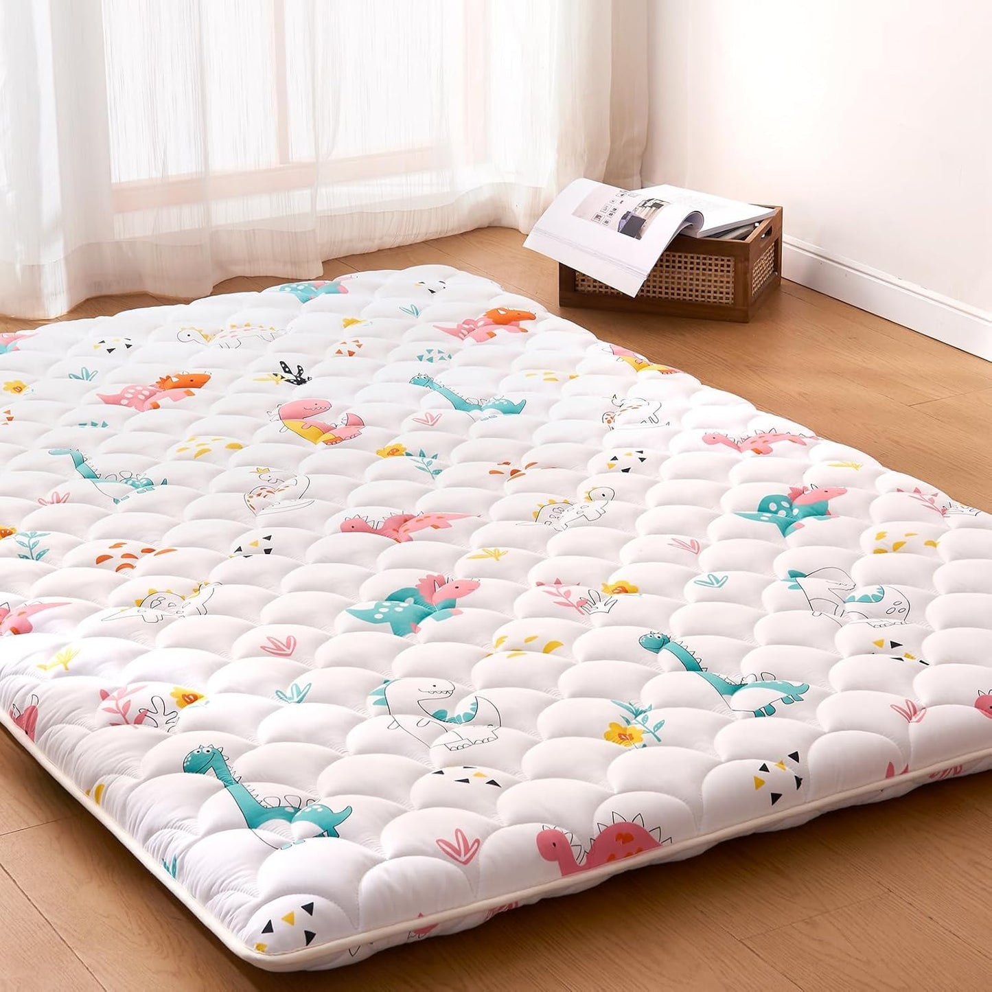 Premium Foam Japanese Floor Mattress Futon Mattress,100% High Density Comfortable Foam,Thicken Tatami Mat Sleeping Pad,Portable Kids Adults Sleeping Mats for Guest Room, Dormitory