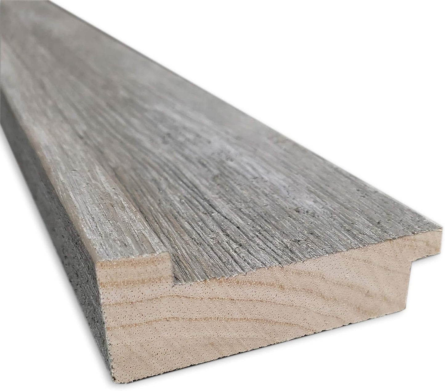 Amanti Art Grey Wall Mirror 27x33 Regis Barnwood Grey Rectangle Bathroom Mirror for Wall Decor Living Room, Large Rustic Farmhouse Wood Frame, Hangs Horizonally and Vertically, Bathroom Decor, Beveled