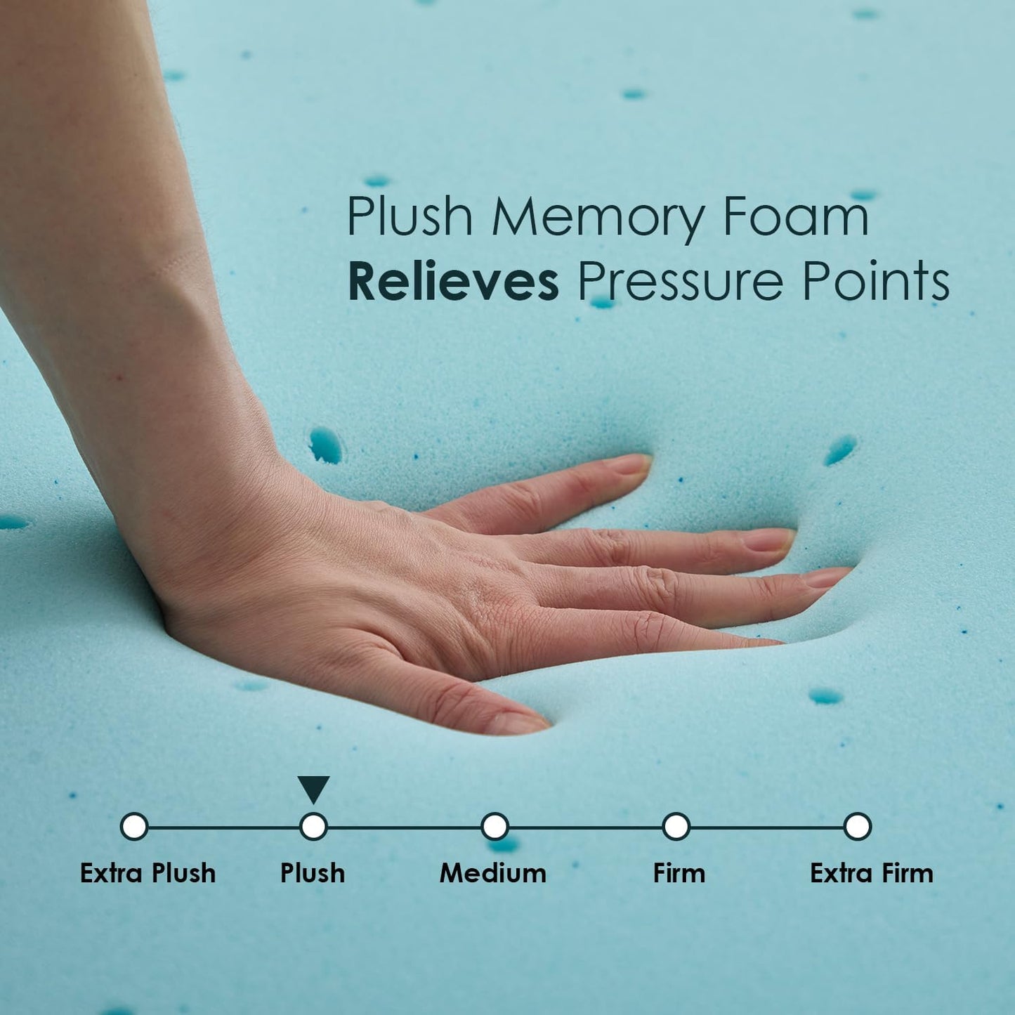 FDW | 5" King Mattress + 2" Cooling Mattress Topper | Gel Memory Foam | Medium Firm Feel | White | with Washable Cover for Cool Sleep and Pressure Relief | Bed in a Box, CertiPUR-US Certified