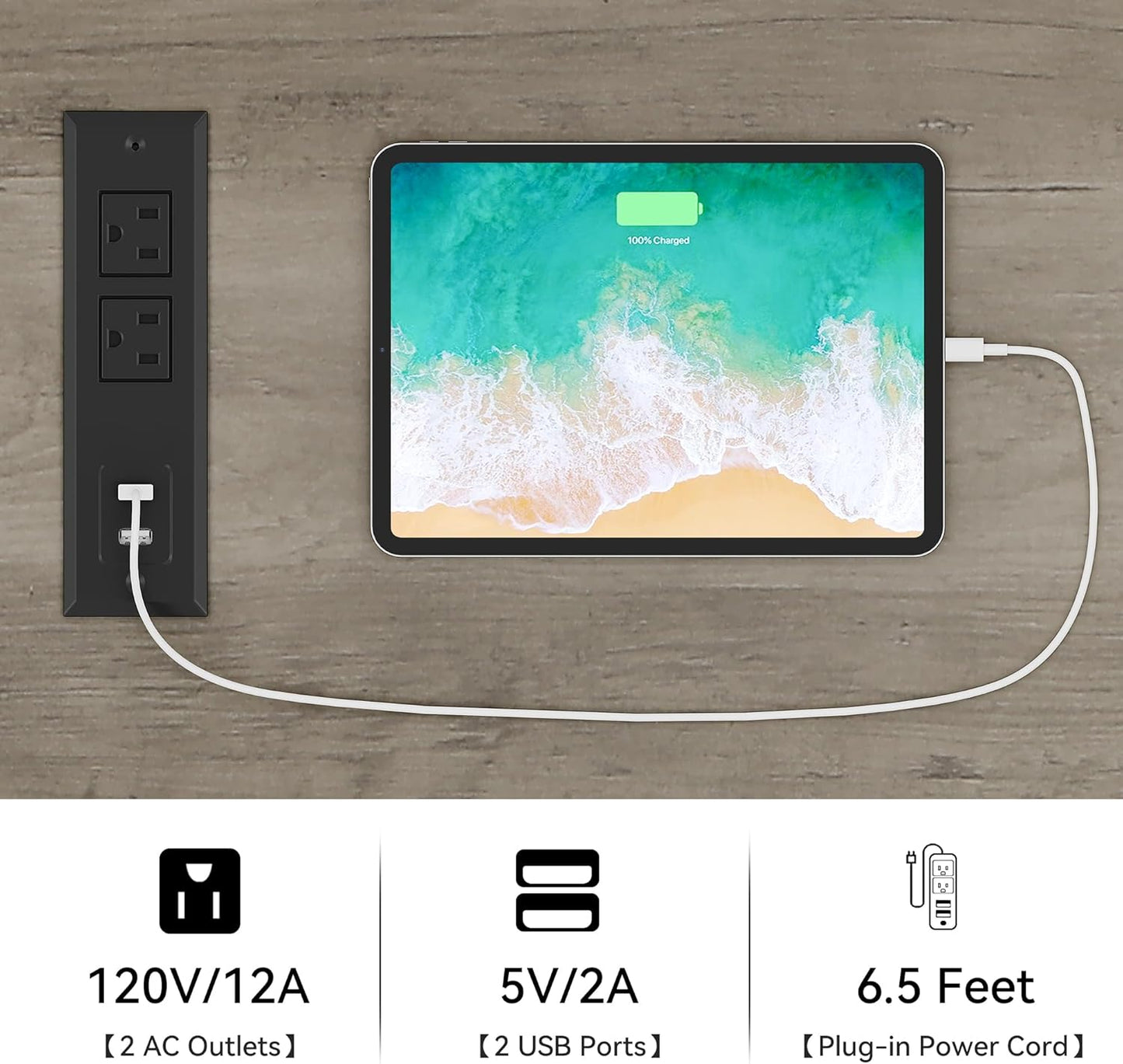 YITAHOME Buffet Cabinets with Storage, 47" Coffee Bar with Goblet Holder & Power Outlet, Farmhouse Sideboard Cabinets with Sliding Barn Doors for Kitchen, Living Room (Rustic Grey Oak)