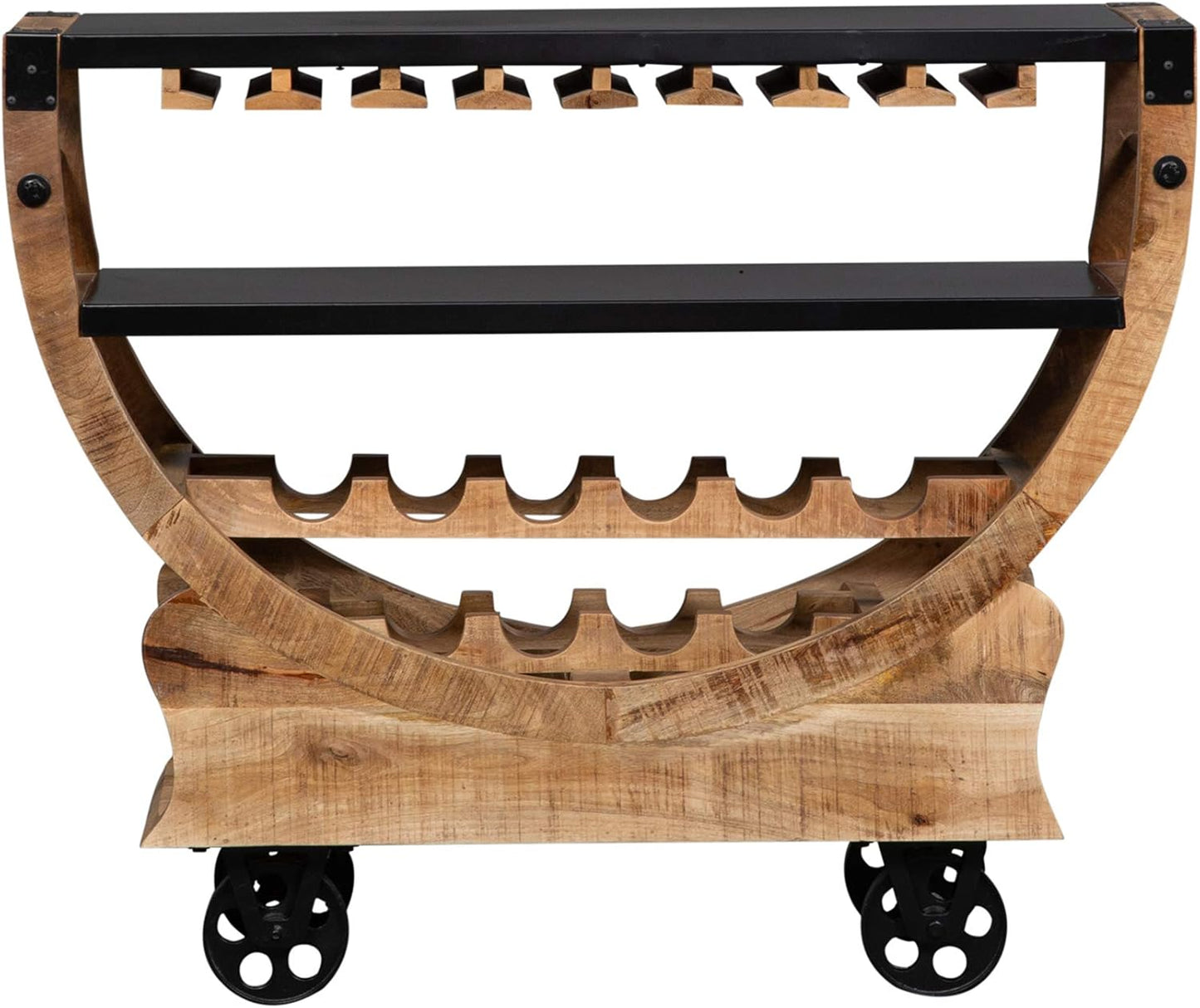 Liberty Furniture Industries Danley Accent Bar Trolley, W47 x D16 x H39, Light Brown