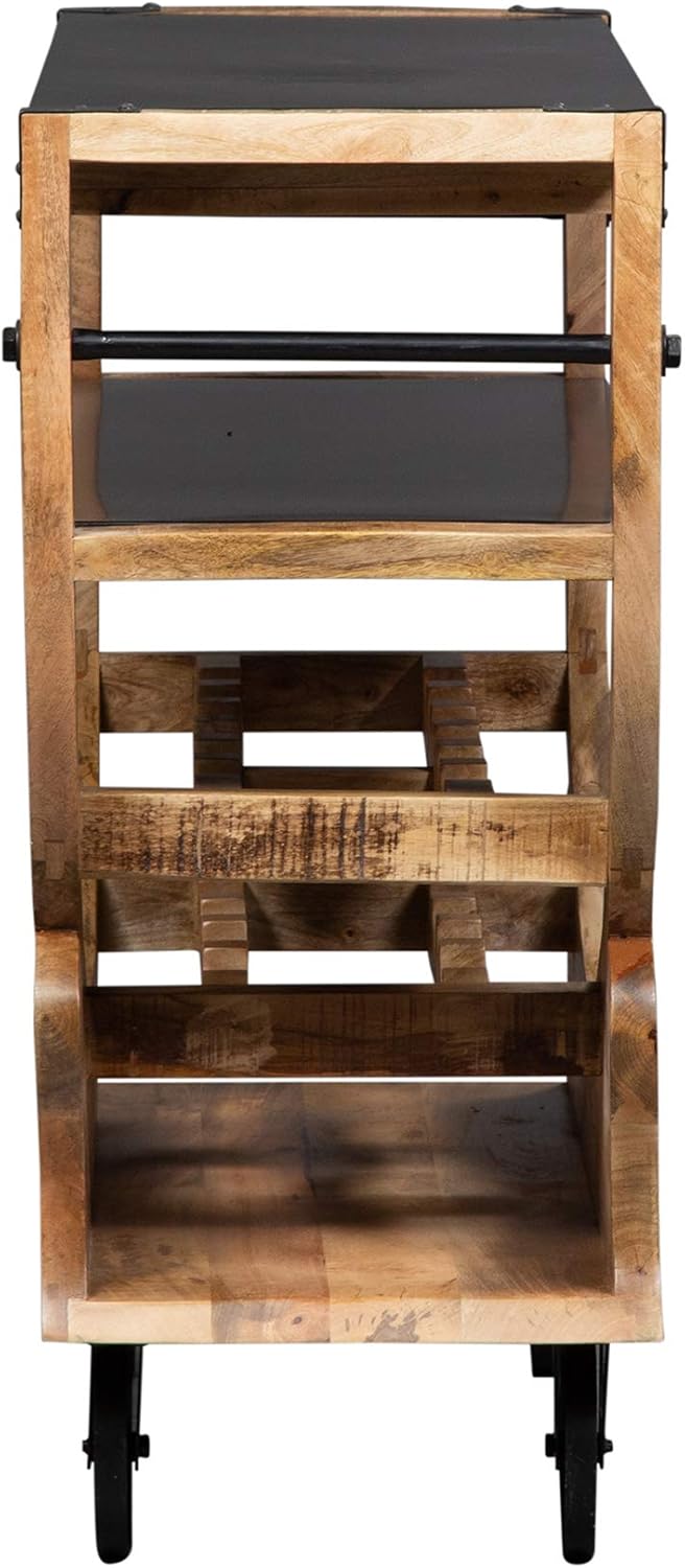 Liberty Furniture Industries Danley Accent Bar Trolley, W47 x D16 x H39, Light Brown