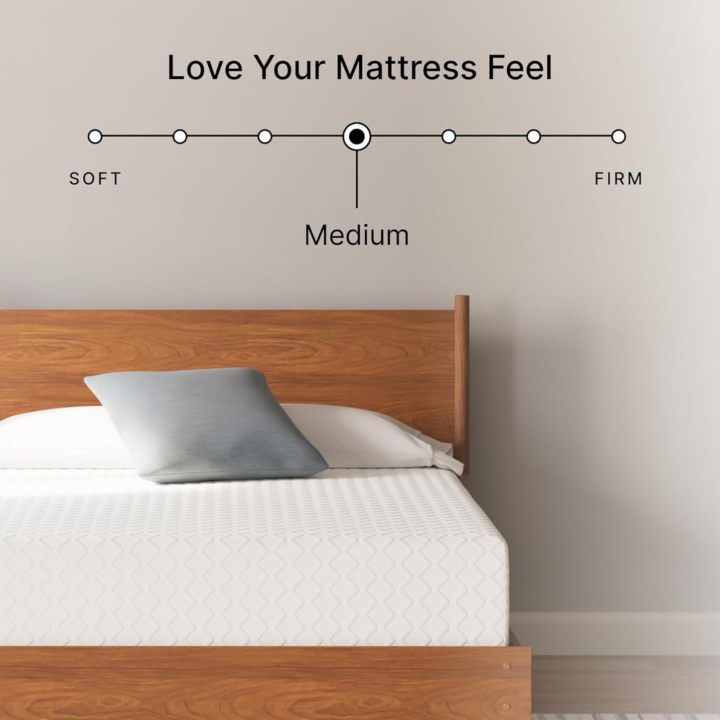 Signature Design by Ashley King Size Chime 12 Inch Medium Firm Memory Foam Mattress with Green Tea & Charcoal Gel for Pressure Relief, Fiberglass Free, Mattress In A Box