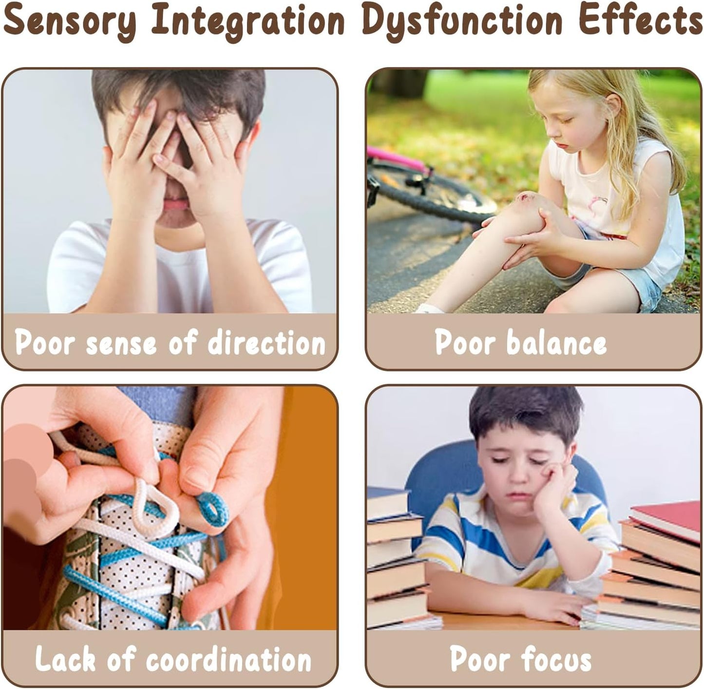 Autism Sensory Spinning Swivel Chair for Autistic Kids, 360° Spin Seat Toy for Children with Autism & ADHD, Sit and Spin Sensory Chair for Balance and Motion Training, Sensory Toys for Kids (Yellow)