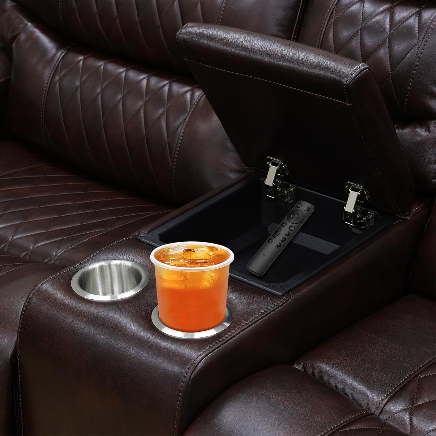 3+2+1 PU Leather Power Sectional Sofa Set, Living Room Furniture, Reclining Couch, Loveseat, Chair with LED Lights/USB Ports/Storage Console/Cup Holders/Wireless Chargers/Coffee Table for RV Theater