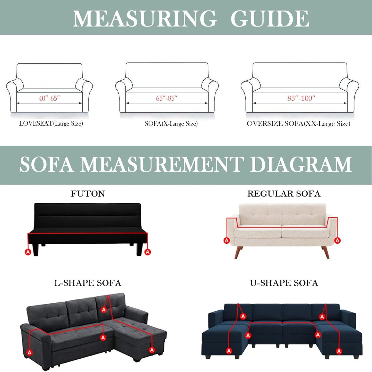 HANDONTIME Cute Sofa Covers Light Green Couch Covers for 3 Cushion Couch Sofa with White Daisy Lace Green Sofa Slipcovers Chenille Couch Cover for Dogs Sectional Sofa L Shape Futon Cover, 71" X118"