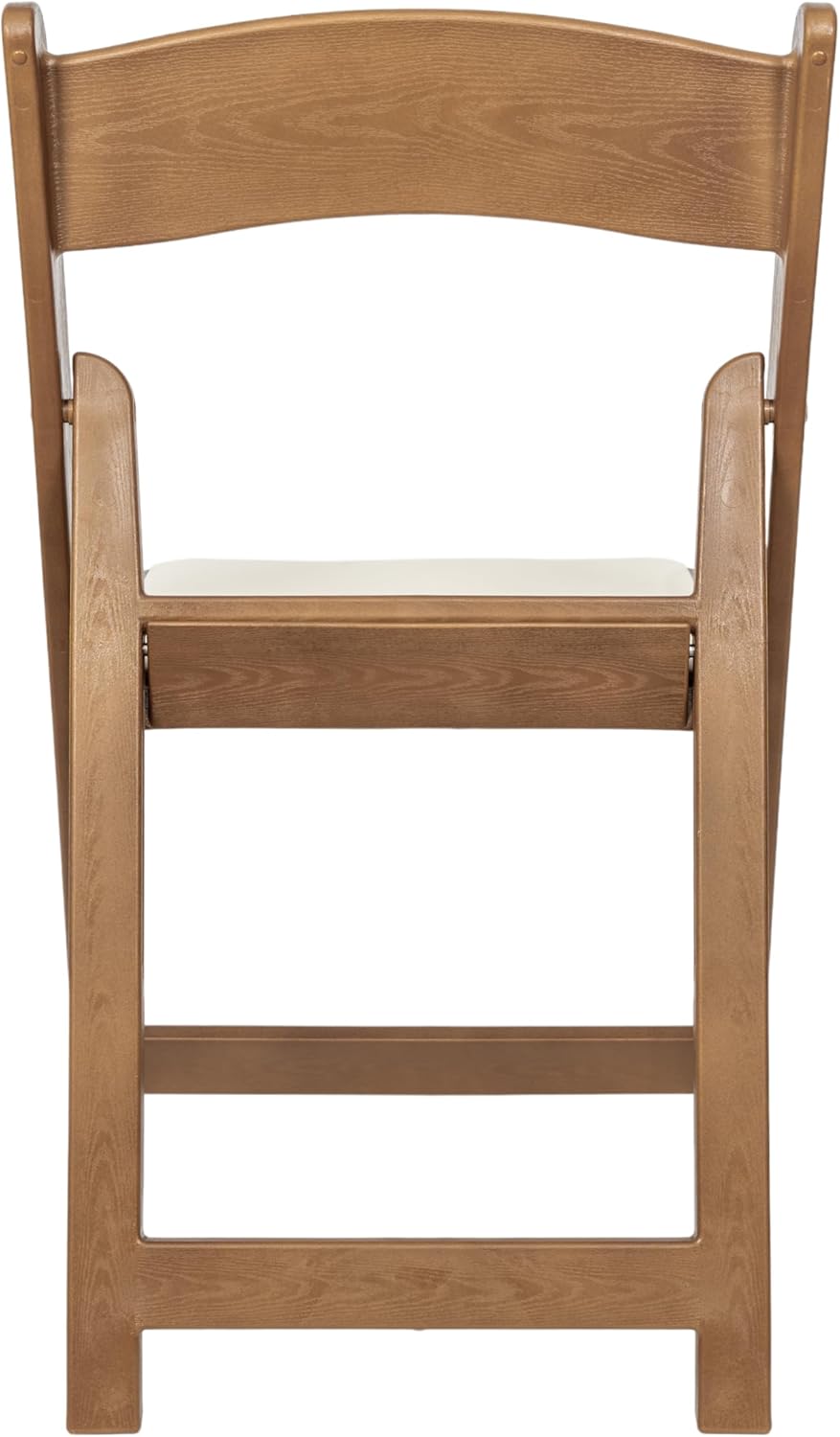 Flash Furniture Hercules Folding Resin – 800LB Weight Capacity Event Chair, Set of 1, Chestnut