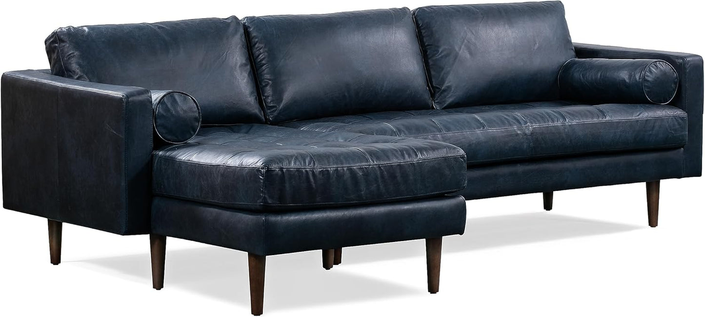 POLY & BARK Napa Furniture, 104.5 inches, Midnight Blue