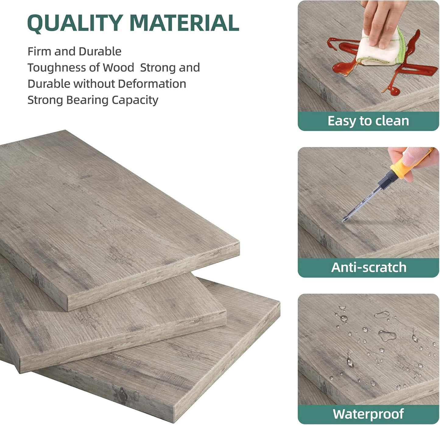 Shintenchi Bookshelf, Industrial Bookshelves and Bookcases with Doors Floor Standing 6 Shelf Display Storage Shelves 70.6 inches Tall Bookcase for Home Office, Living Room (Grey)