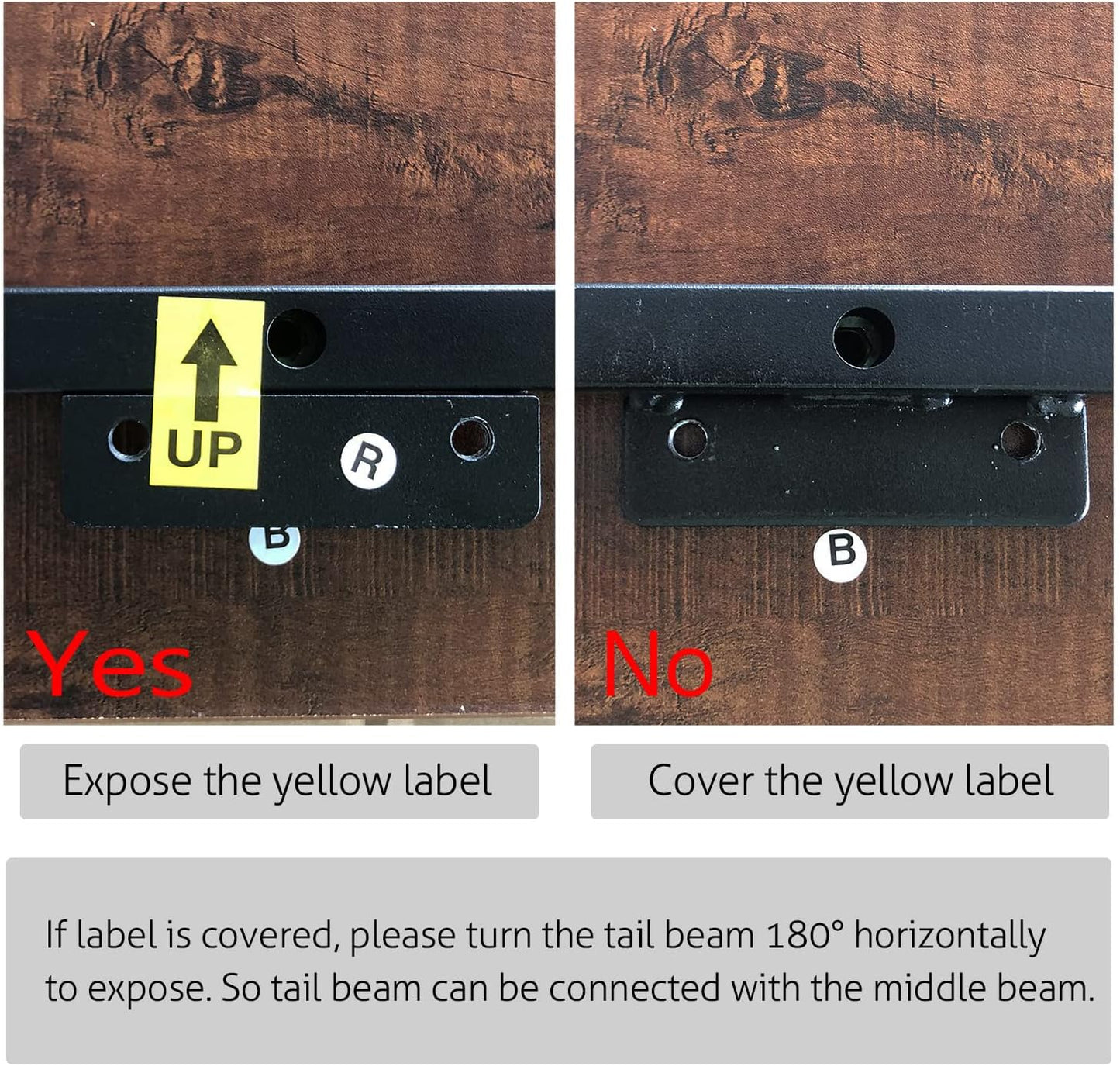 SHA CERLIN 14 Inch King Size Metal Platform Bed Frame with Wooden Headboard and Footboard, Mattress Foundation, No Box Spring Needed, Large Under Bed Storage, Walnut