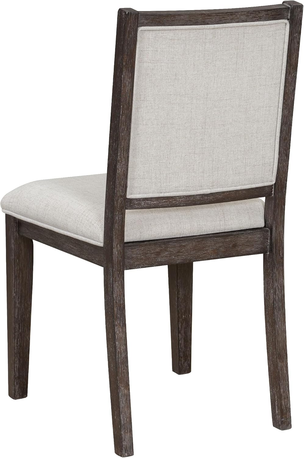 Merax 5-Piece Extendable Round Dining Table Set 42"-58" Retro Functional Table and 4 Upholstered Chairs for Dining Room and Living Room (Espresso)