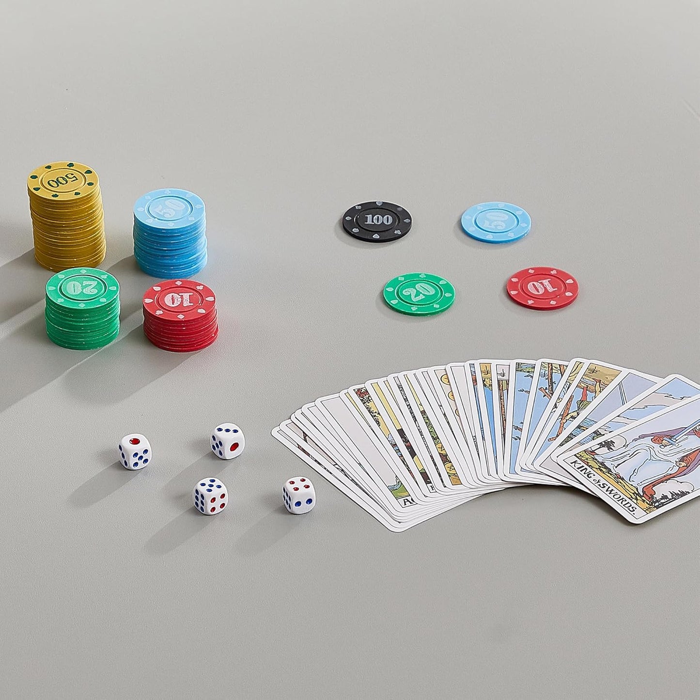 VECELO 34'' Folding Table with PU Padded Tabletop, Portable Multifunctional for Indoor/Outdoor, Home, Parties, Picnics, and Games, 1 Piece, Grey