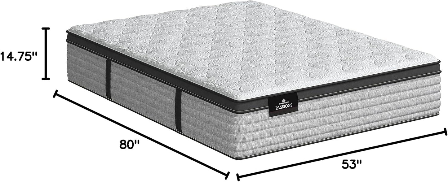 Kingsdown Passions Aspiration 14.75" Pillow Top Mattress Full XL