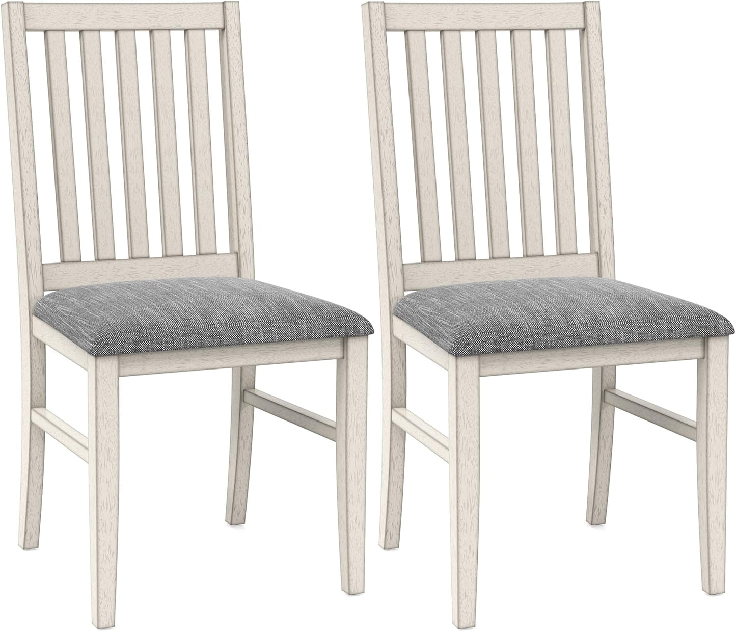 Solid Wood Dining Table, Part of Dining Table Set, Mix and Match Table & Chair Sold Separately for Dining Room, Kitchen, Grey